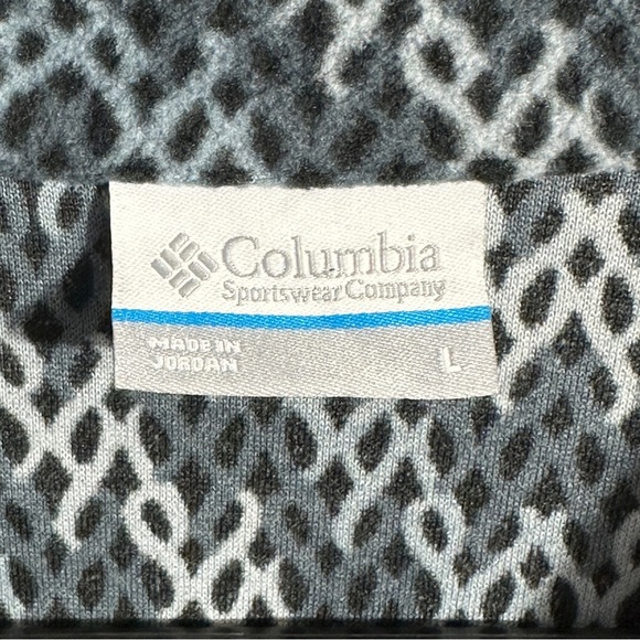 Columbia 1/4 zip lightweight fleece sweater, sz large, polyester, spring, layer - Picture 8 of 10